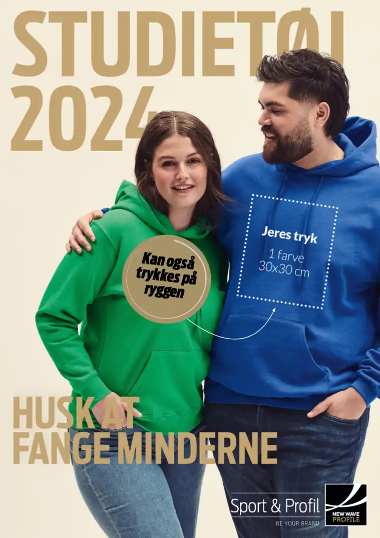 Studietrøjer med tryk fra Sport & Profil