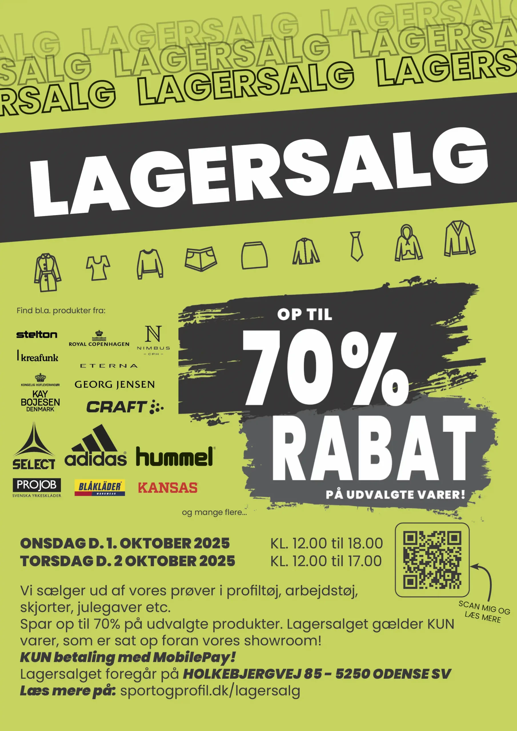 Lagersalg hos DSC Promotion x Sport & Profil 2025 Lagersalg hos DSC Promotion x Sport & Profil 2025